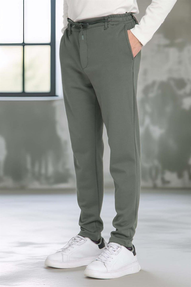 Pantalon Homme Akira en Maille Piqué Stretch