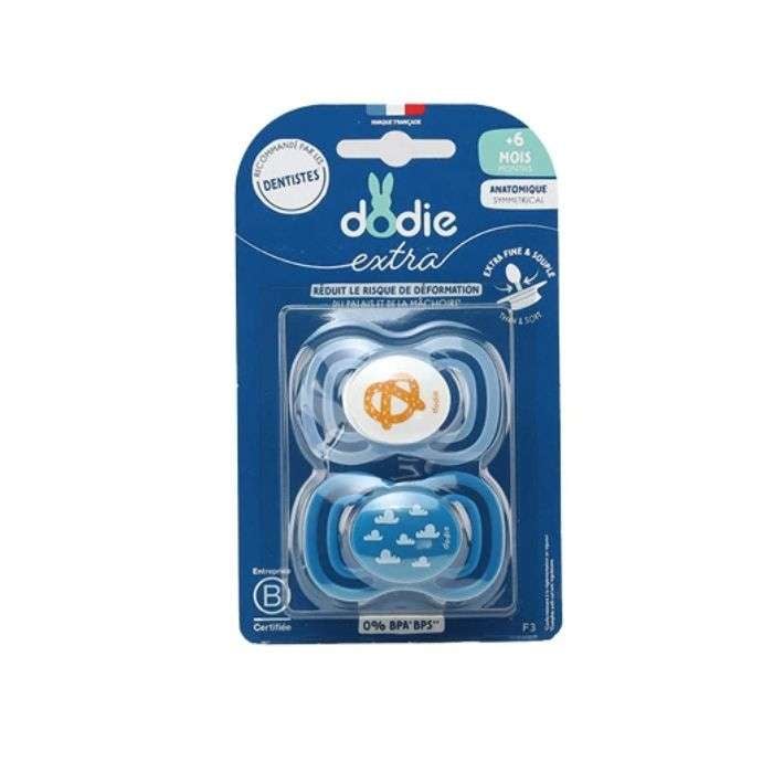 DODIE SUC +6 mois DUO EXTRA FINE BLEU F3 2372