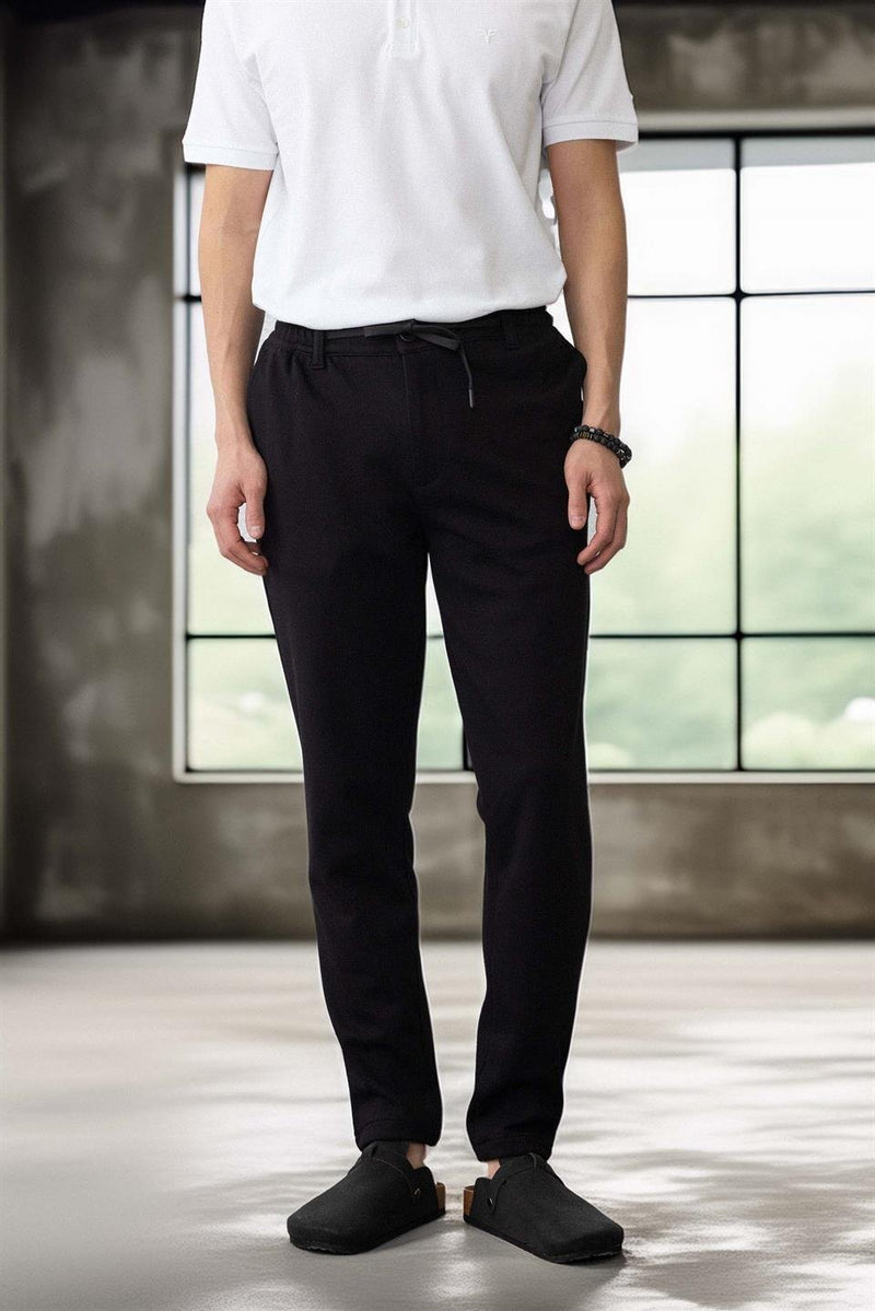 Pantalon Homme Akira en Maille Piqué Stretch