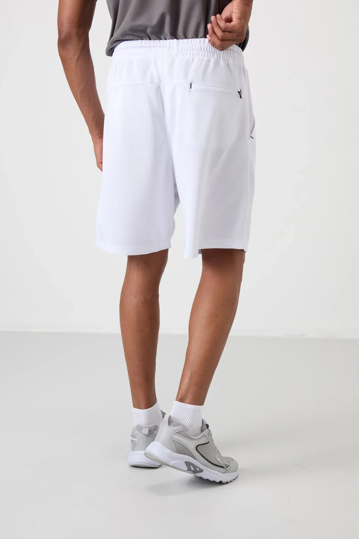 Short pour homme en polyester épais et doux, coupe comfort fit – 81272 - Justyol