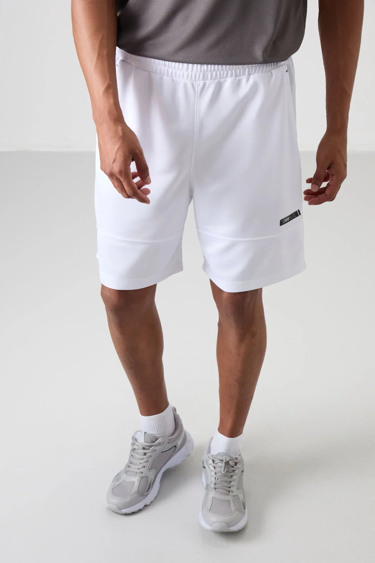 Short pour homme en polyester épais et doux, coupe comfort fit – 81272 - Justyol