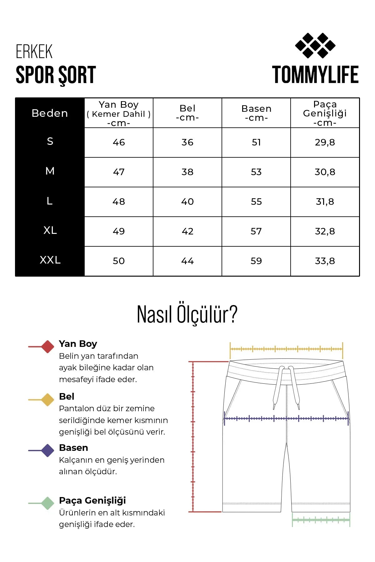 Short pour homme en polyester épais et doux, coupe comfort fit – 81272 - Justyol