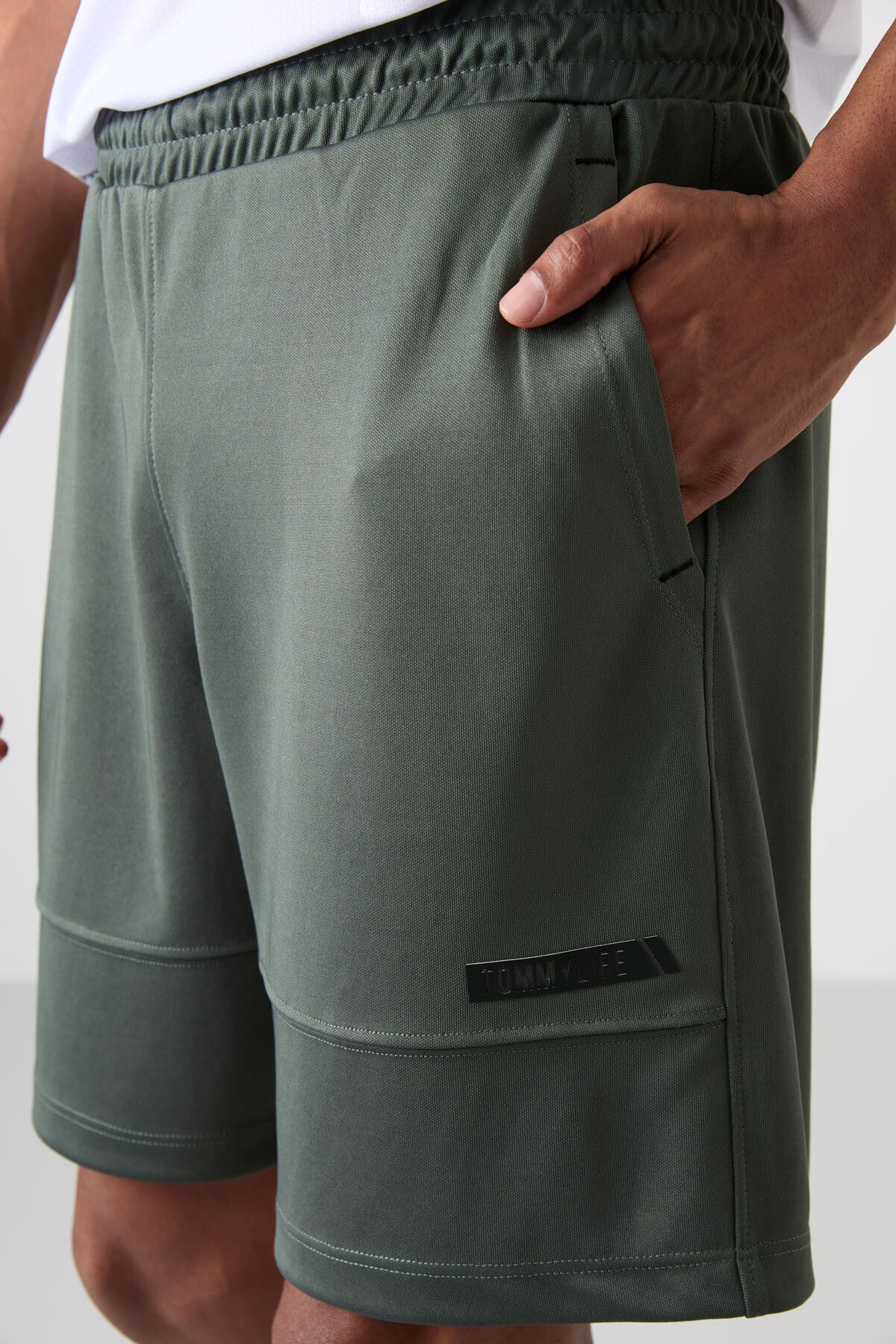 polyester kalin yumuşak comfort fit erkek şort - 81272 - Justyol