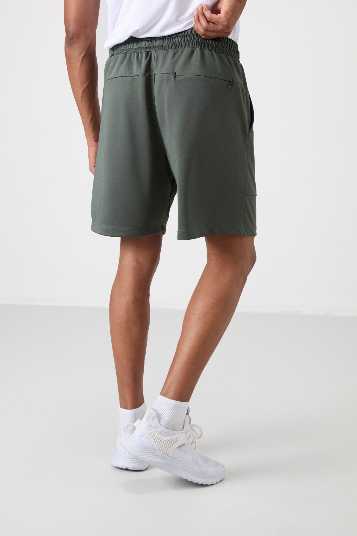 polyester kalin yumuşak comfort fit erkek şort - 81272 - Justyol