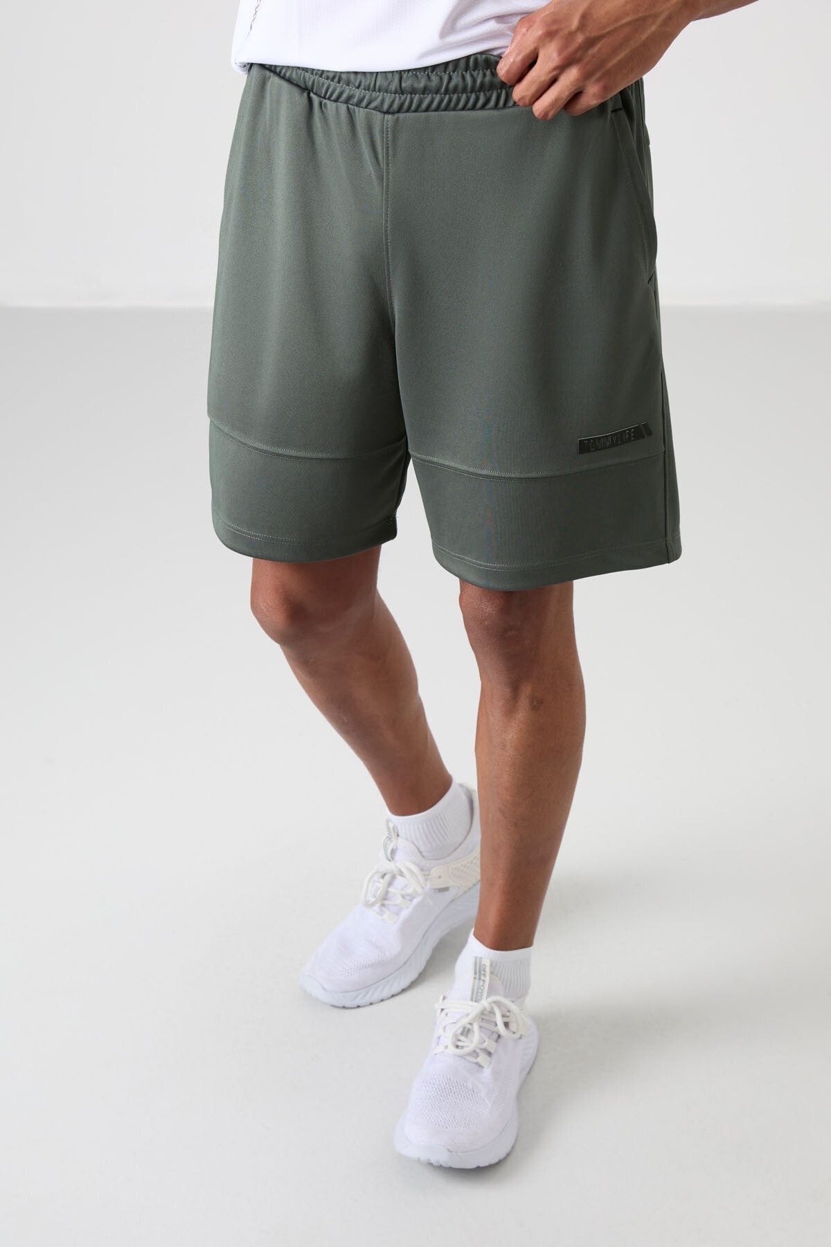 polyester kalin yumuşak comfort fit erkek şort - 81272 - Justyol