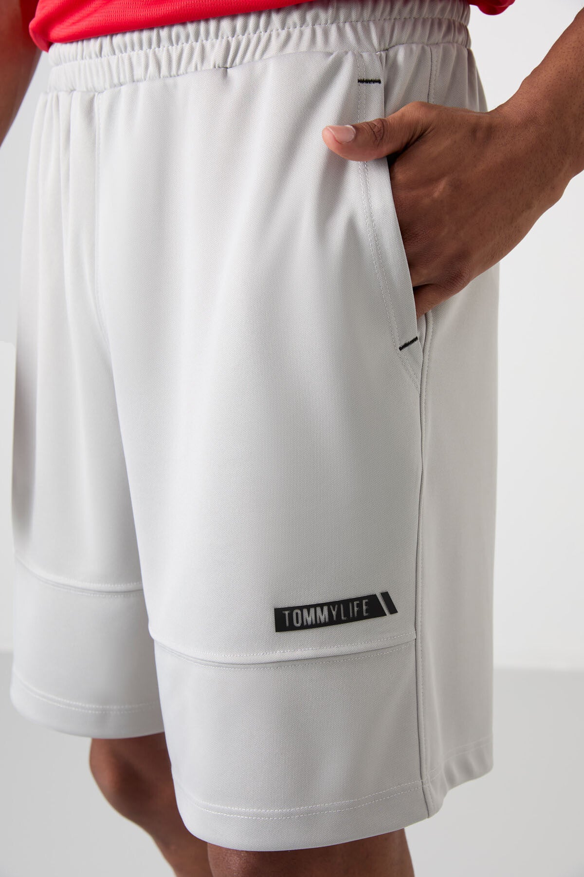 polyester kalin yumuşak comfort fit erkek şort - 81272 - Justyol