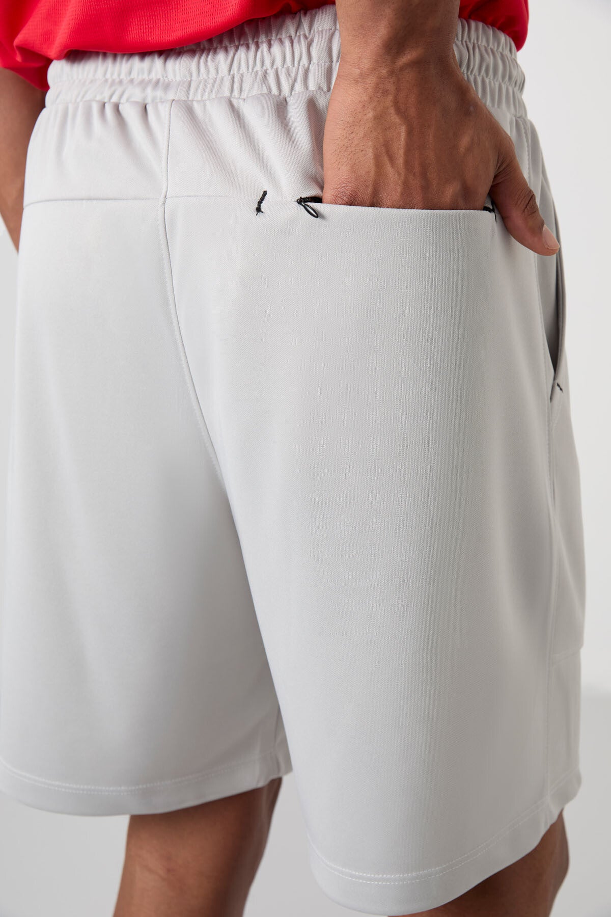 polyester kalin yumuşak comfort fit erkek şort - 81272 - Justyol