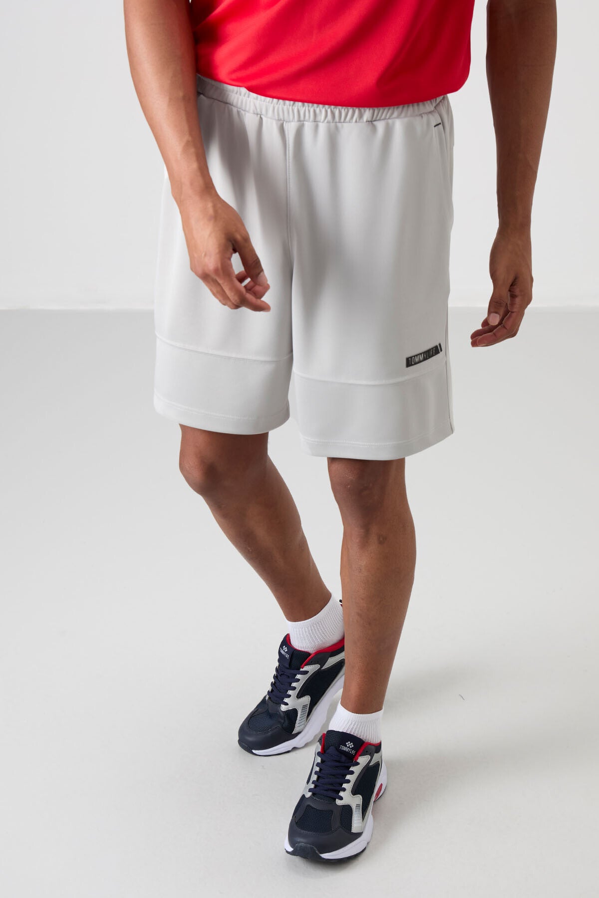 polyester kalin yumuşak comfort fit erkek şort - 81272 - Justyol