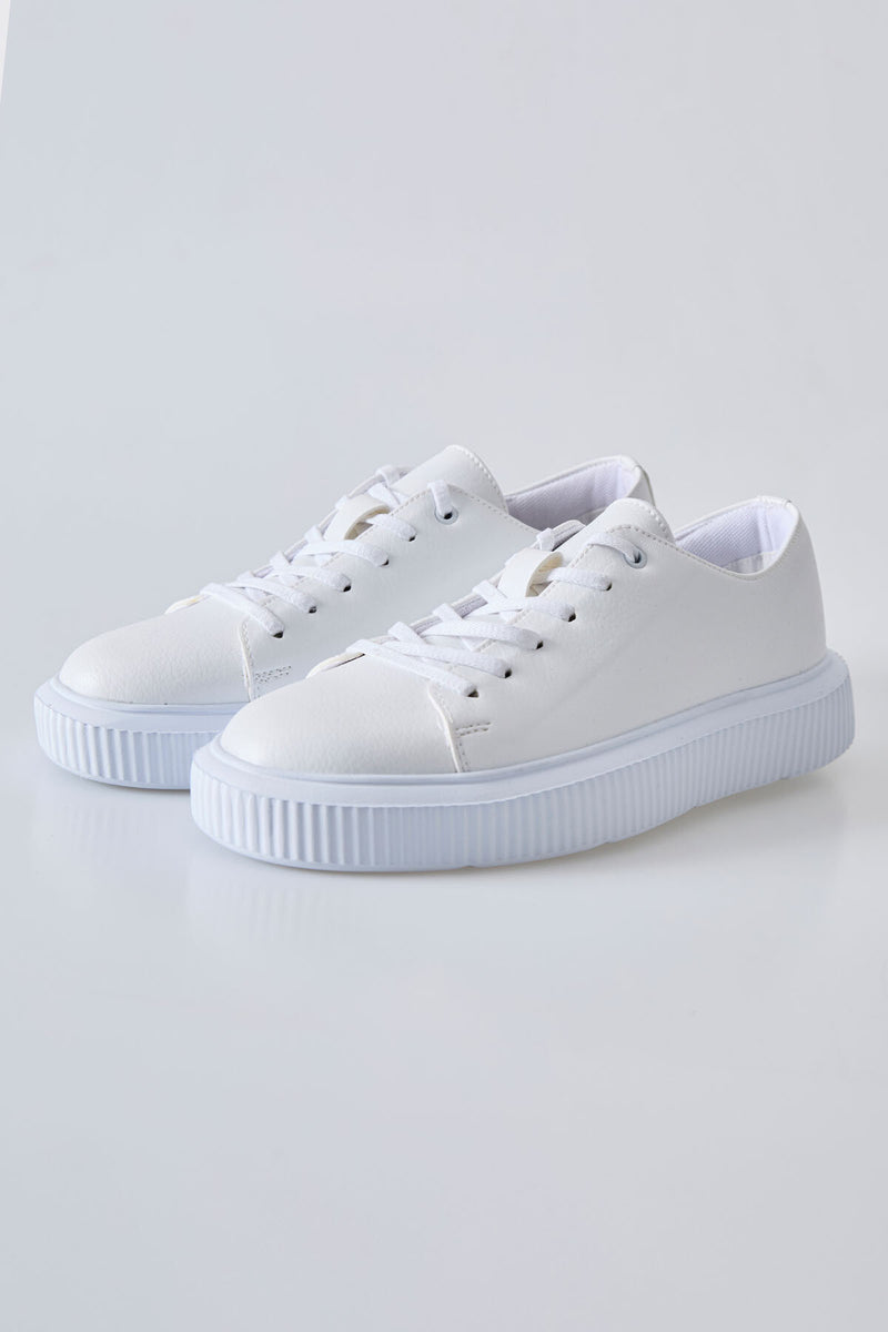 Baskets Sportives Homme à Lacets - avec Semelle Épaisse
