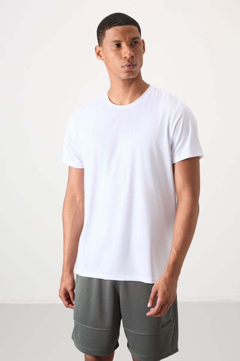 T-shirt de performance pour homme en polyester respirant