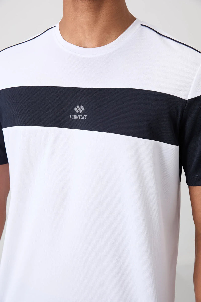 T-shirt homme performance respirant en polyester stretch - 88396