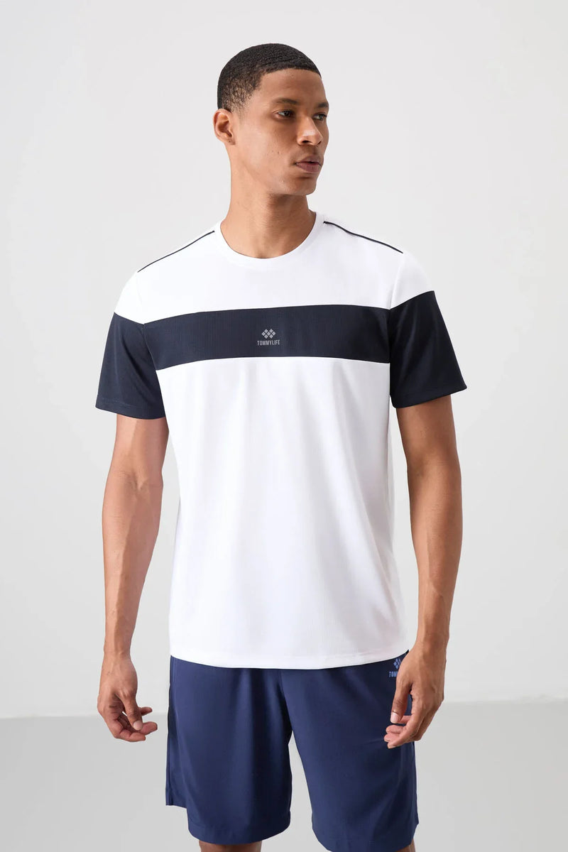 T-shirt homme performance respirant en polyester stretch - 88396