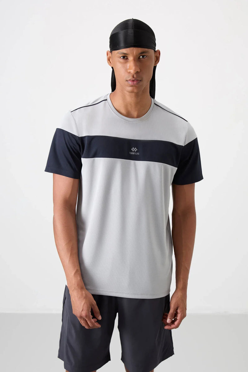 T-shirt homme performance respirant en polyester stretch - 88396