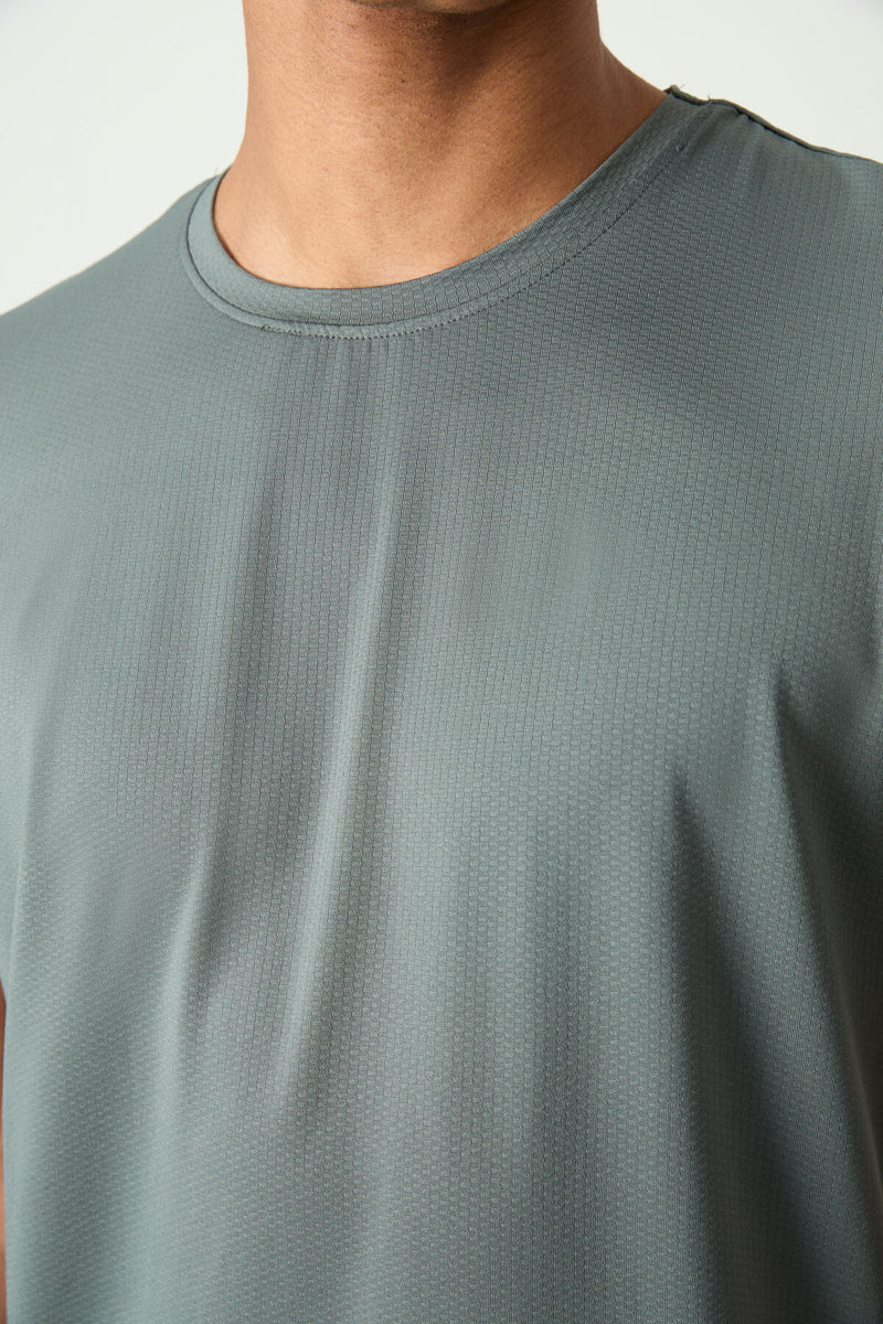 T-shirt de performance pour homme en polyester respirant