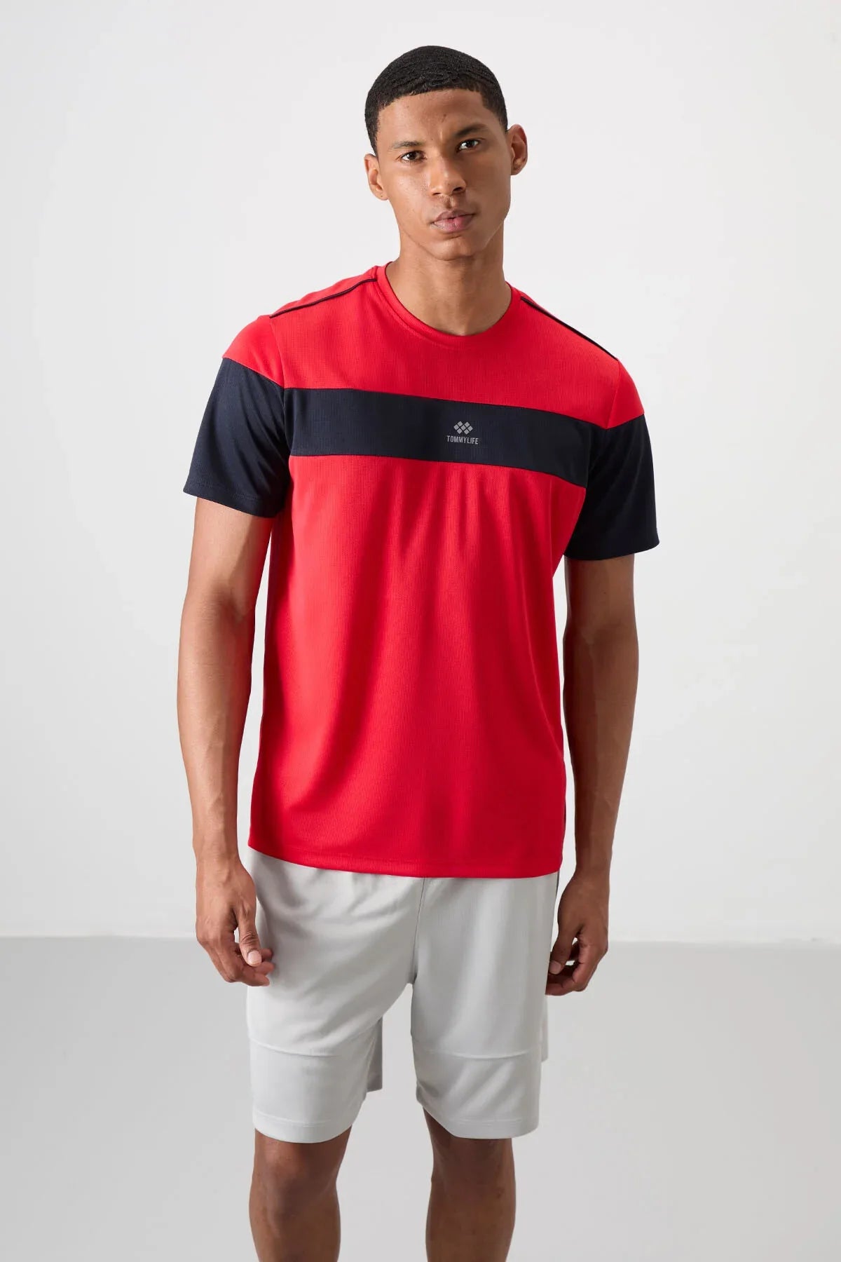 T-shirt homme performance respirant en polyester stretch - 88396 - Justyol