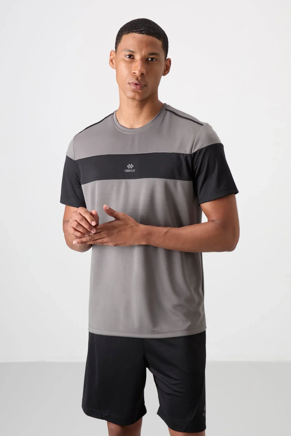 T-shirt homme performance respirant en polyester stretch - 88396 - Justyol