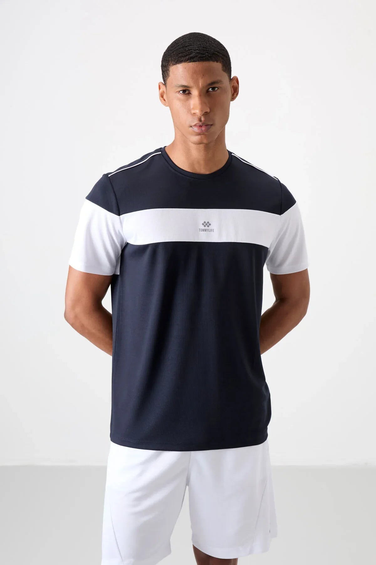 T-shirt homme performance respirant en polyester stretch - 88396 - Justyol