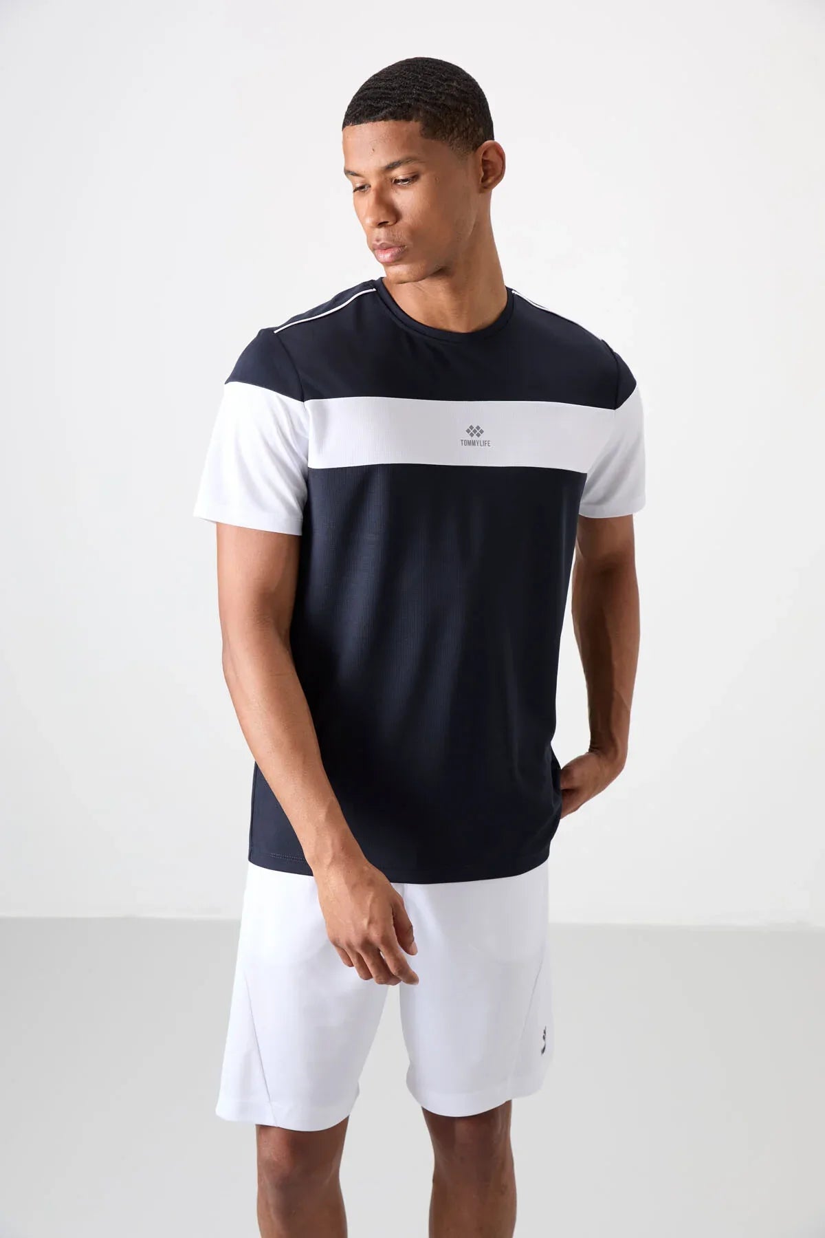 T-shirt homme performance respirant en polyester stretch - 88396 - Justyol