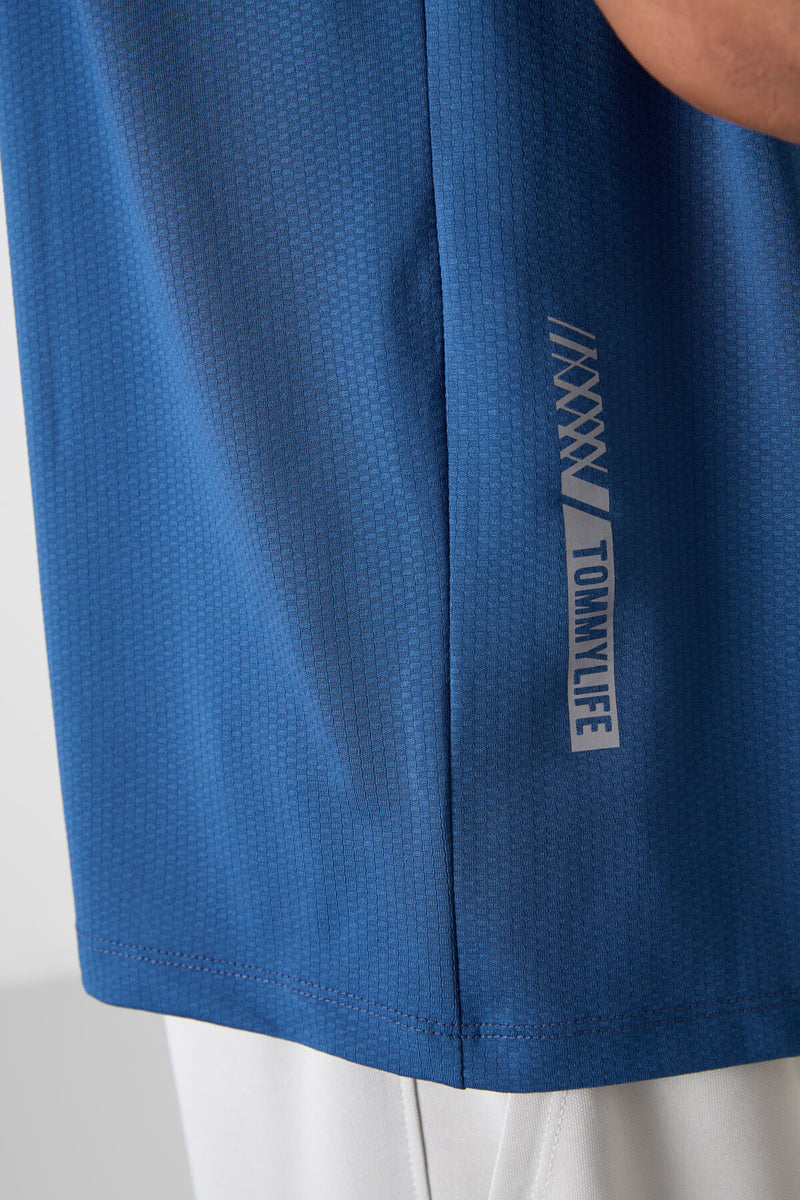 T-shirt de performance pour homme en polyester respirant