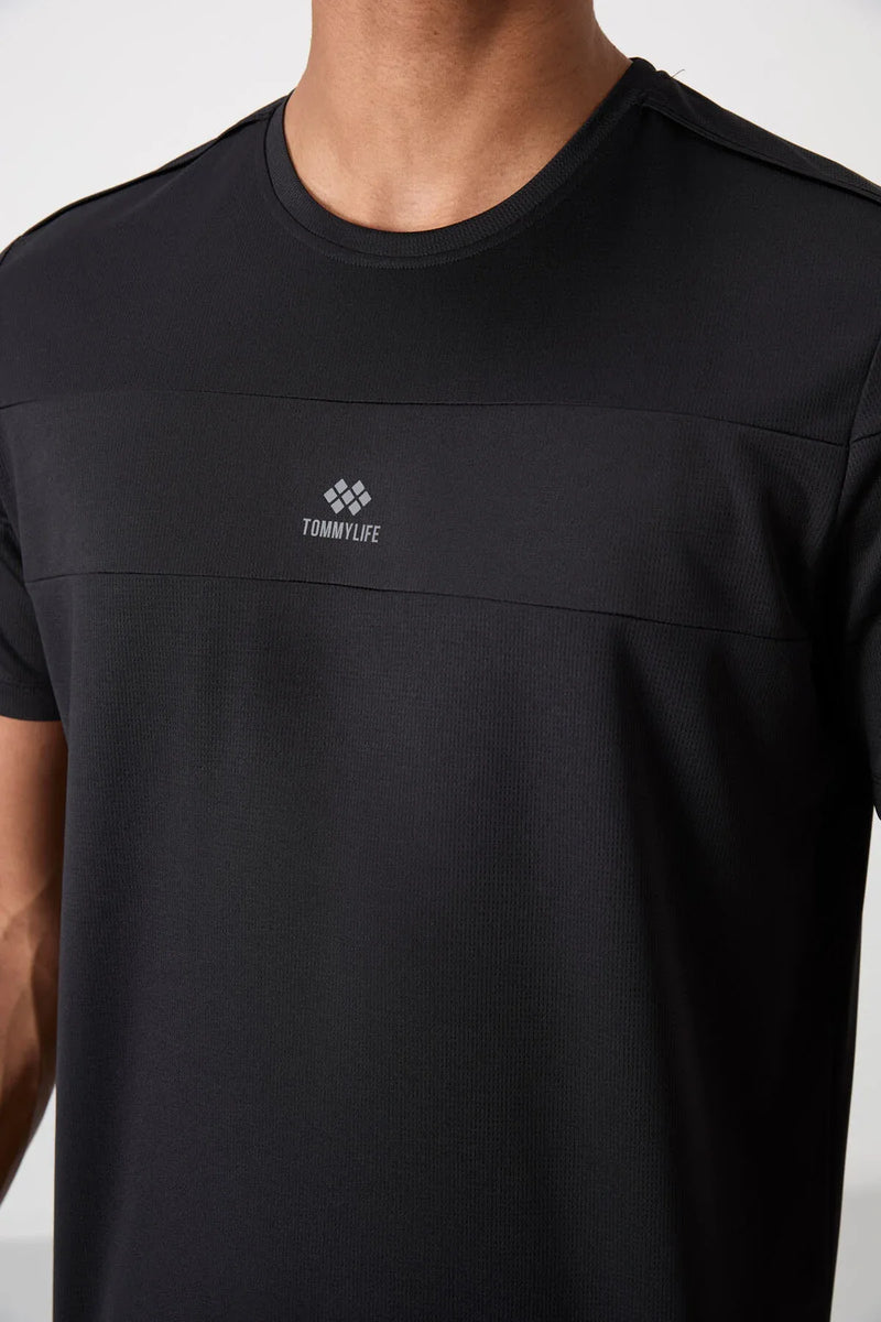 T-shirt homme performance respirant en polyester stretch - 88396