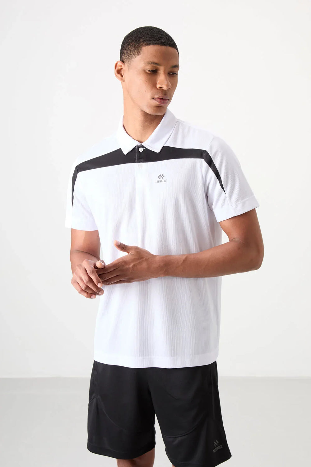 Polo homme performance respirant en polyester stretch - 88392