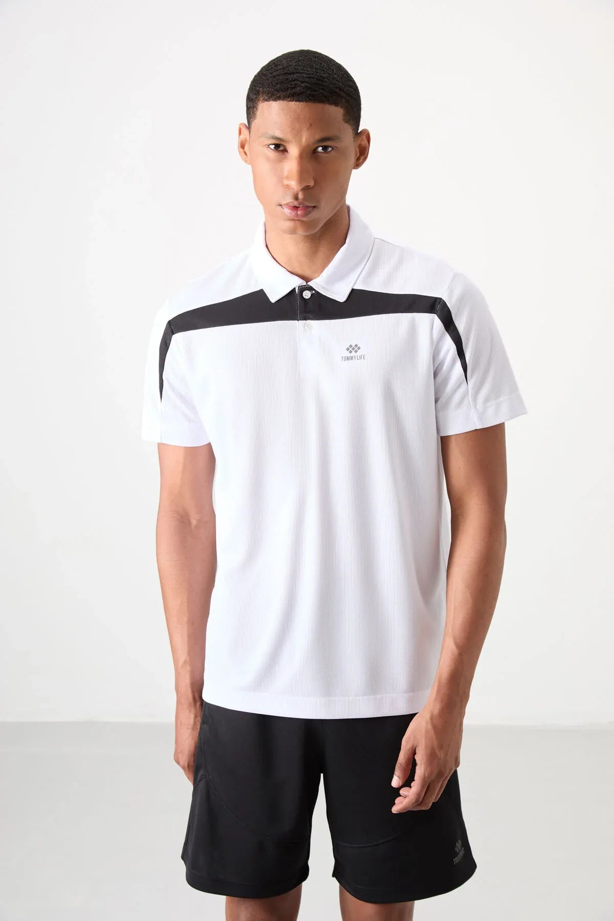 Polo homme performance respirant en polyester stretch - 88392 - Justyol