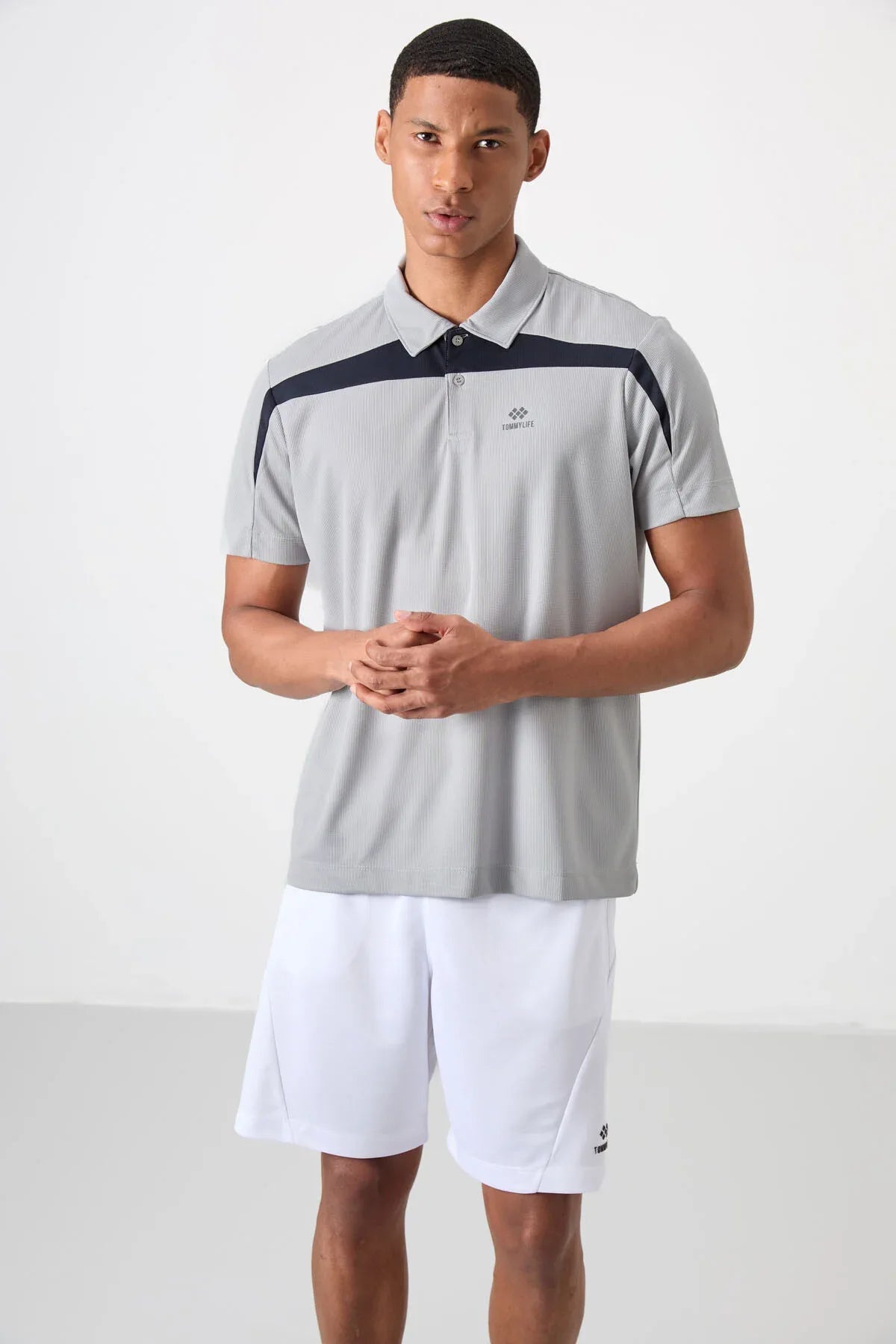 Polo homme performance respirant en polyester stretch - 88392 - Justyol