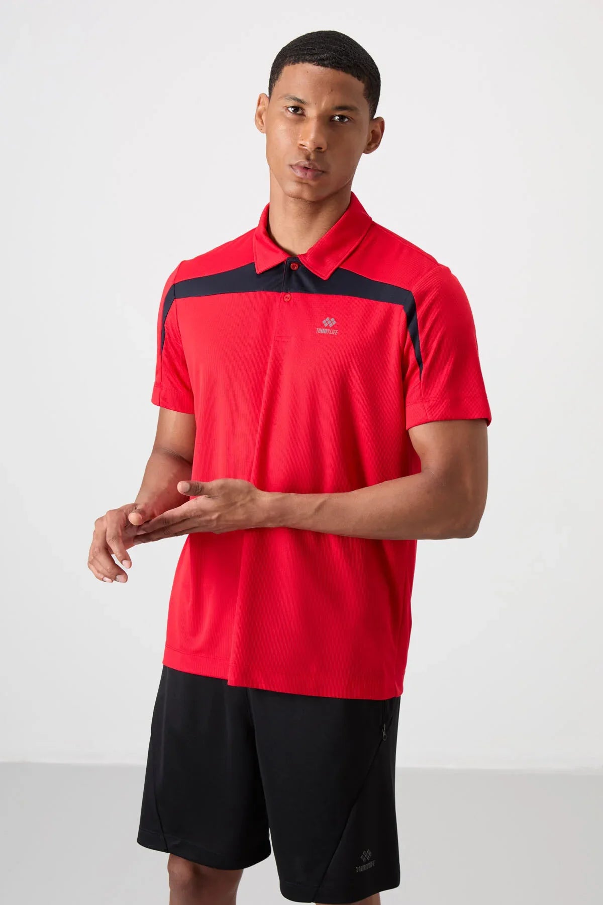 Polo homme performance respirant en polyester stretch - 88392 - Justyol