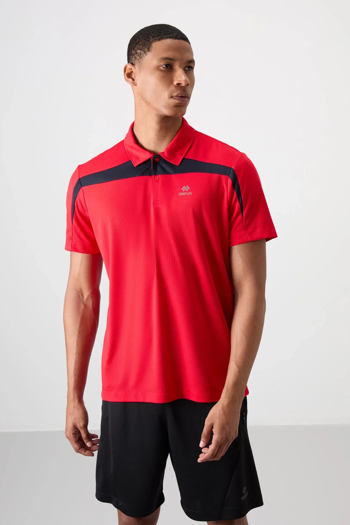 Polo homme performance respirant en polyester stretch - 88392 - Justyol