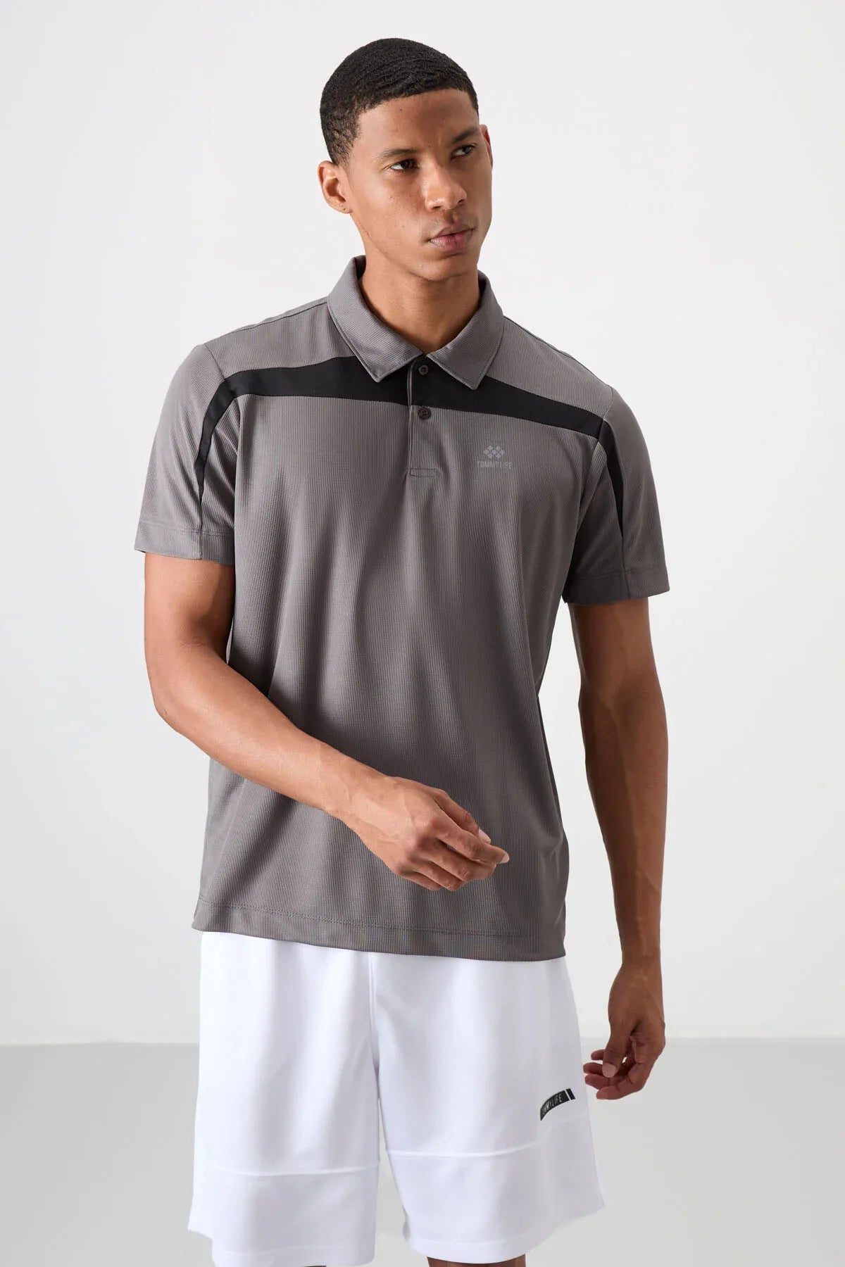 Polo homme performance respirant en polyester stretch - 88392 - Justyol