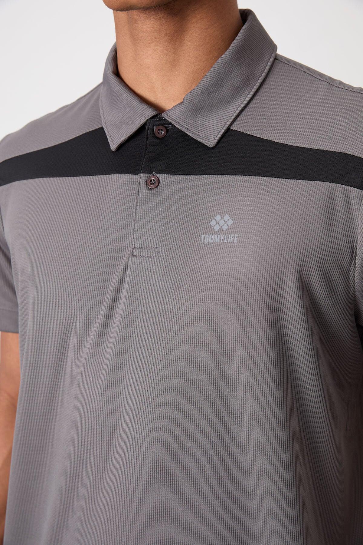 Polo homme performance respirant en polyester stretch - 88392 - Justyol
