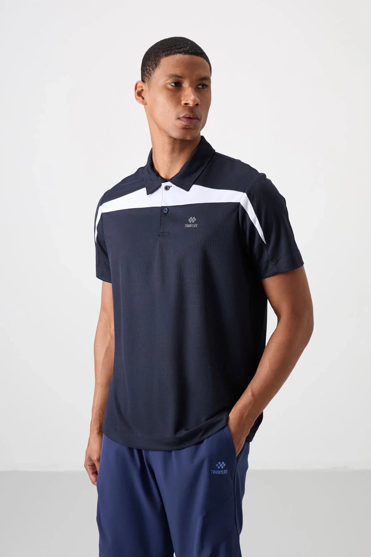 Polo homme performance respirant en polyester stretch - 88392 - Justyol