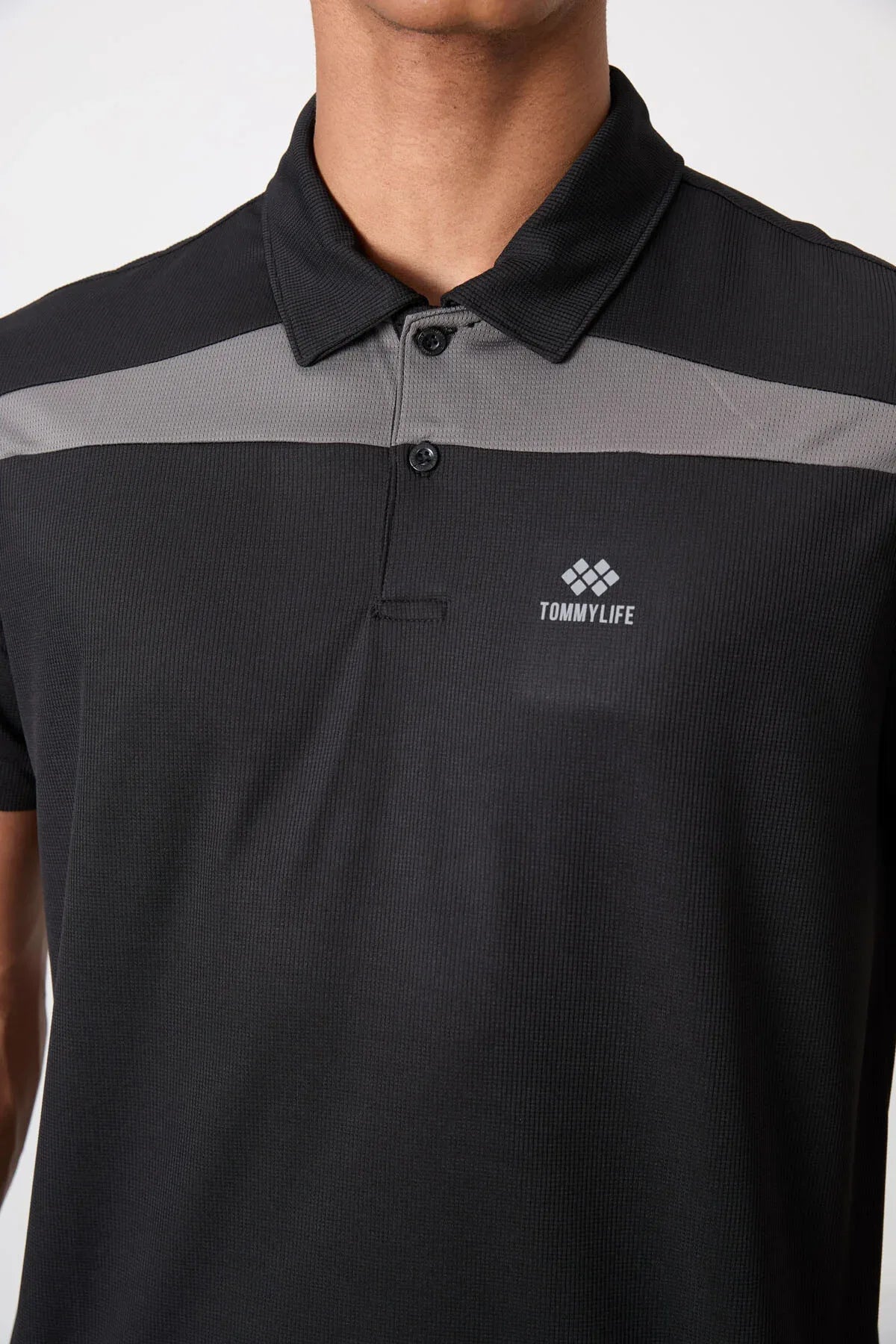 Polo homme performance respirant en polyester stretch - 88392 - Justyol