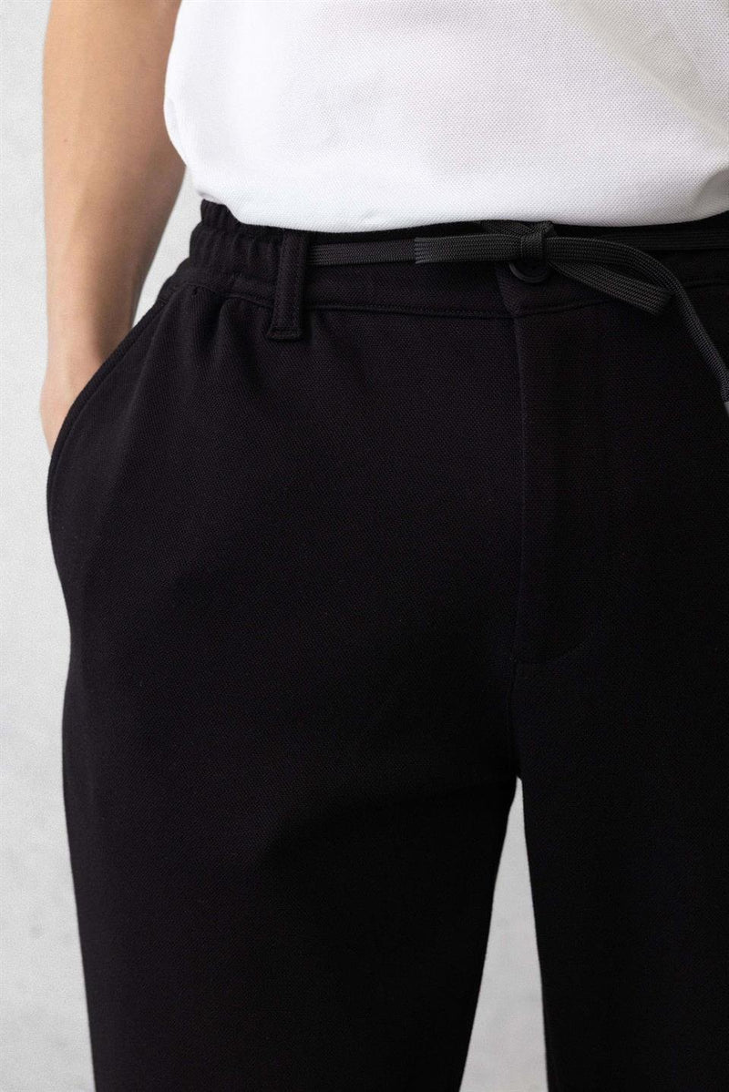 Pantalon Homme Akira en Maille Piqué Stretch