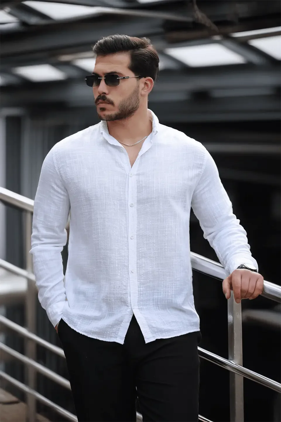 chemise homme coton lin légère confortable - Justyol