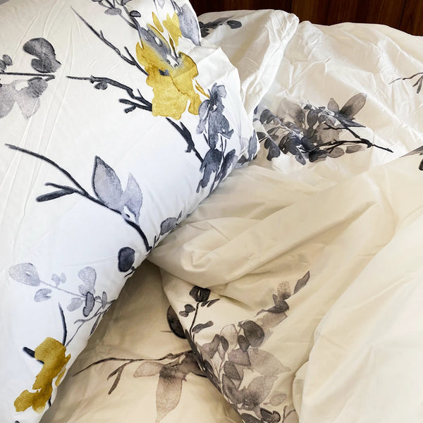 Housse parure de Lit imprimés - 4 Pièces