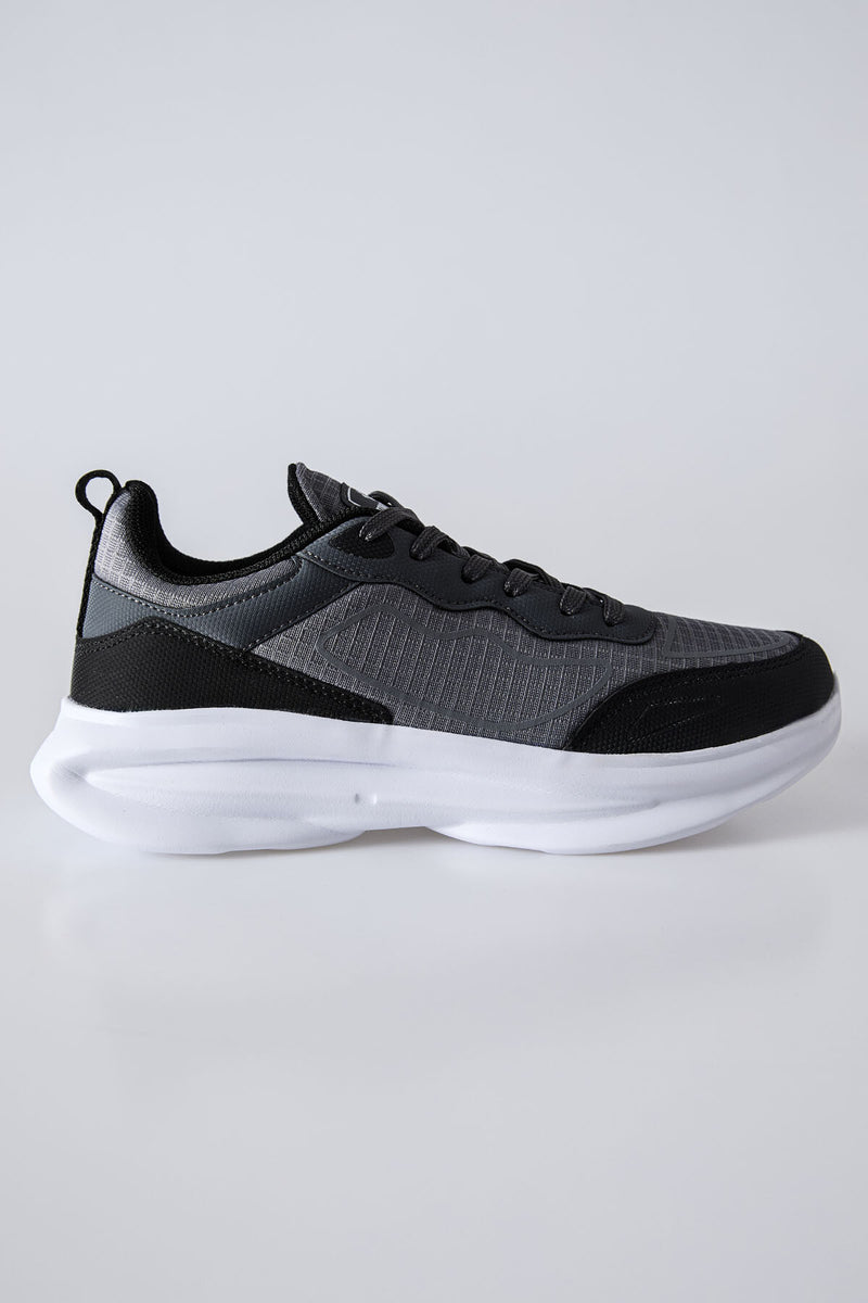Baskets Sportives à Lacets pour Homme - Semelle Épaisse, Détails en Mesh