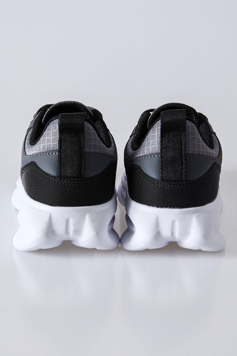 Baskets Sportives à Lacets pour Homme - Semelle Épaisse, Détails en Mesh