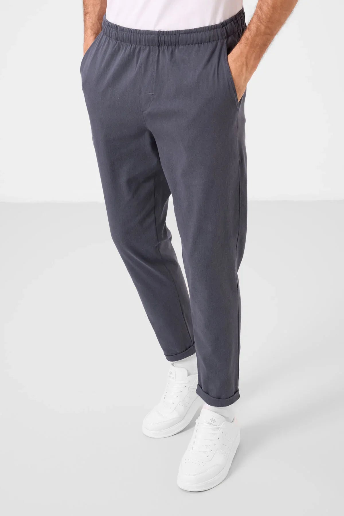 pantalon chino homme léger extensible coupe standard- 82178 - Justyol