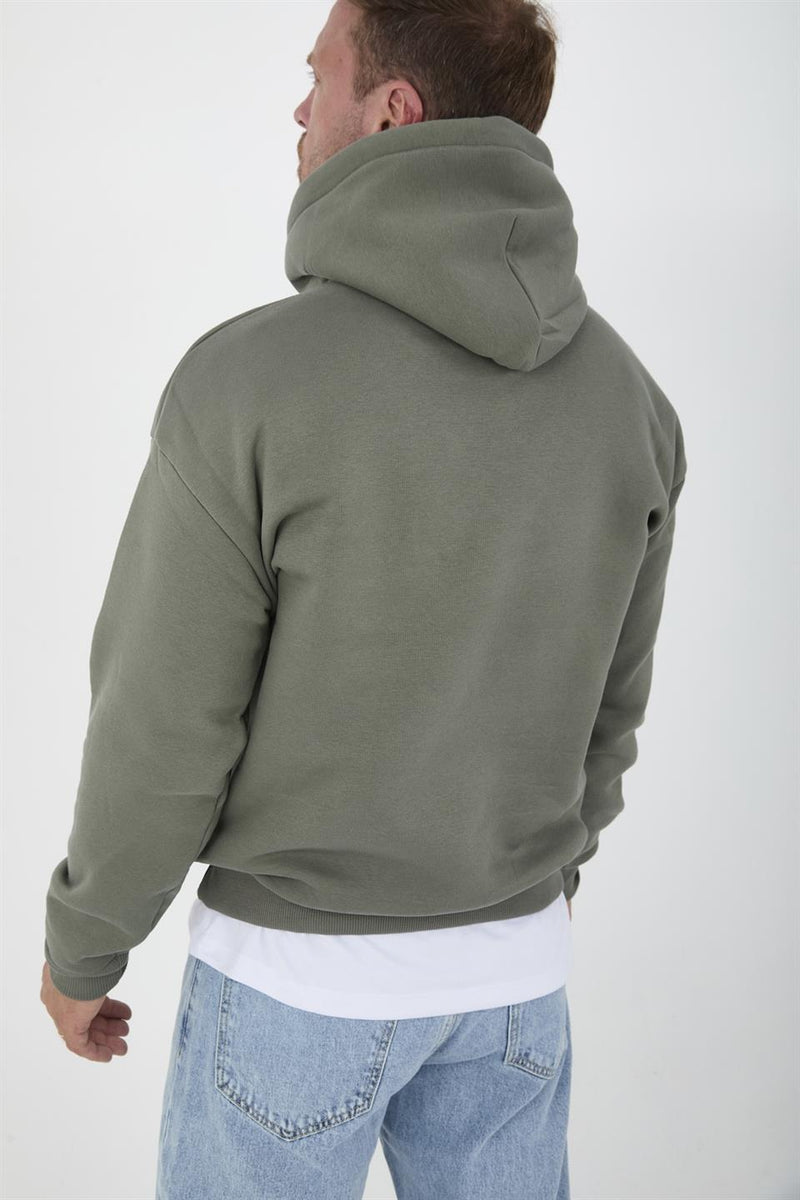 Sweat à Capuche Homme Oversize avec Poche Kangourou