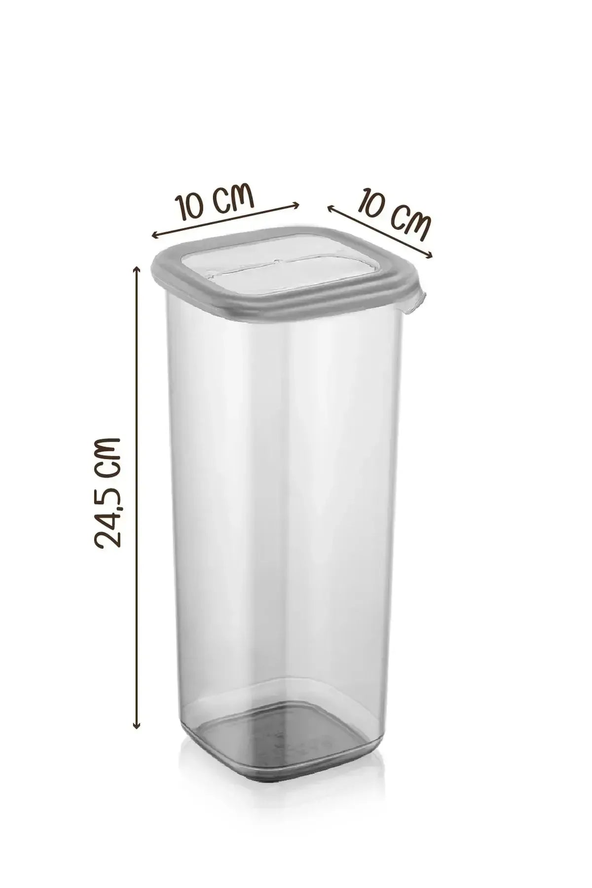 Set de 12 bocaux carrés de conservation 1700 ml avec étiquettes - Justyol