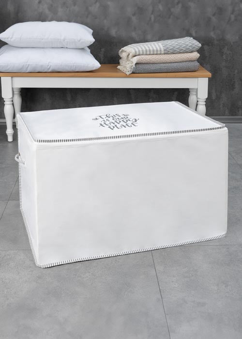 Sac de Rangement pour Couette avec Poignée en Corde 75x45x45 cm