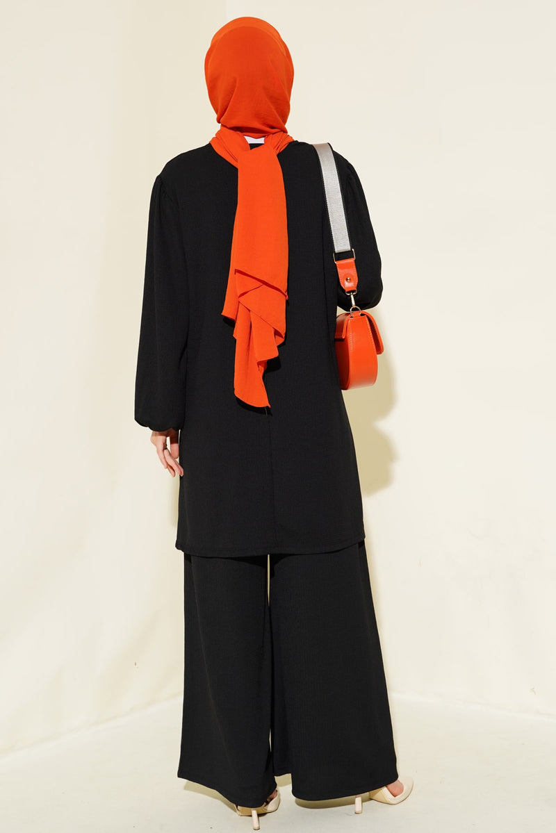 Ensemble Femme Tunique & Pantalon Large – Coupe Modeste