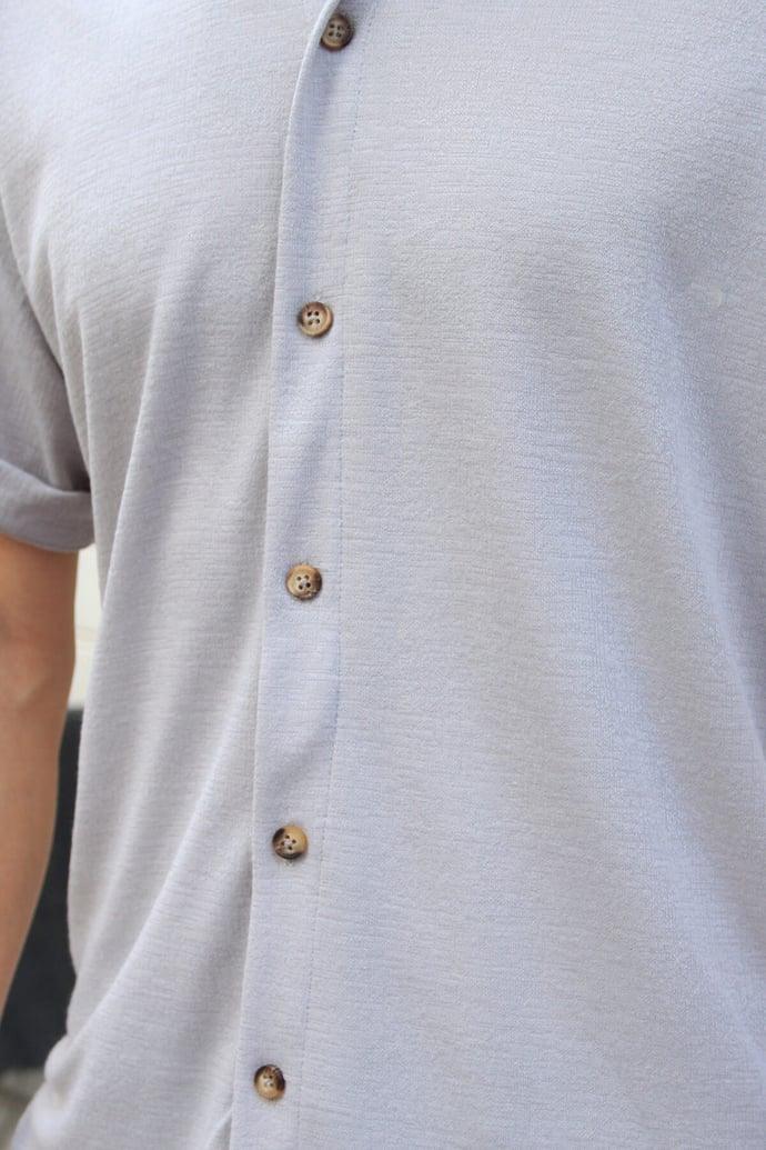 chemise homme manches courtes oversize - Justyol