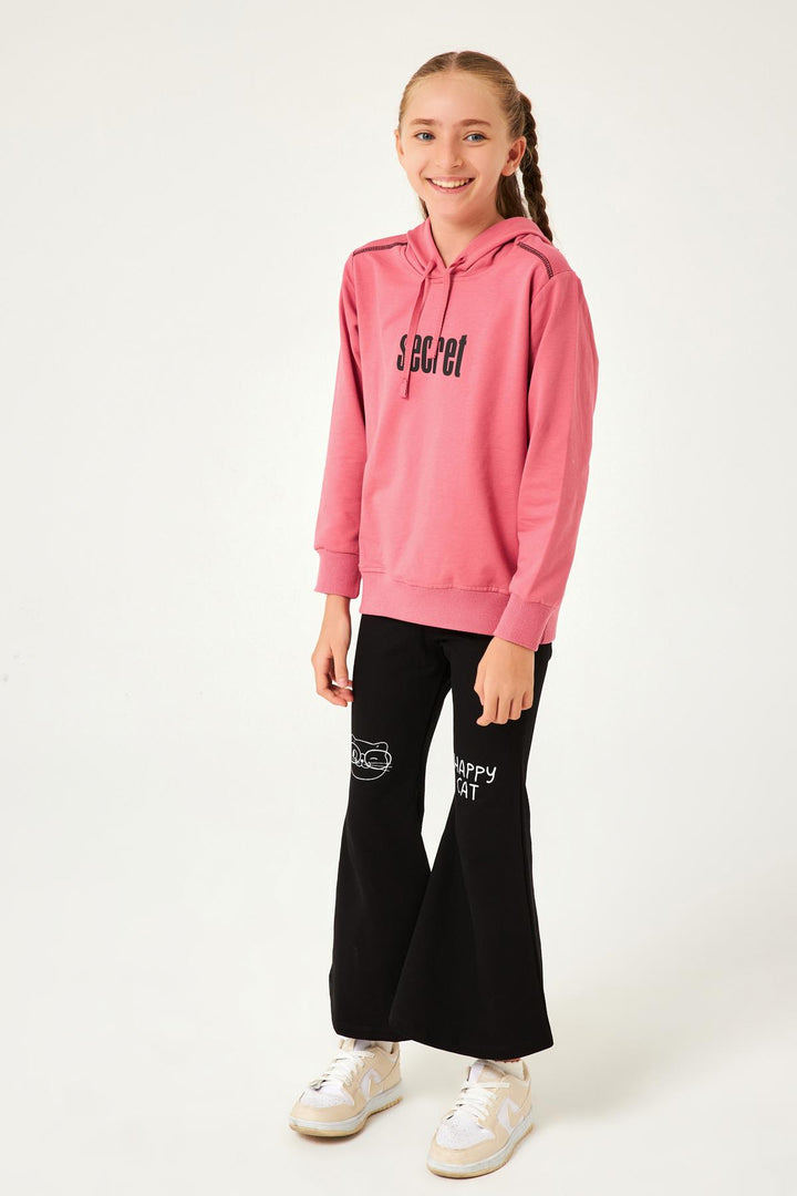 Sweatshirt à Capuche pour Fille avec Détail "Secret"