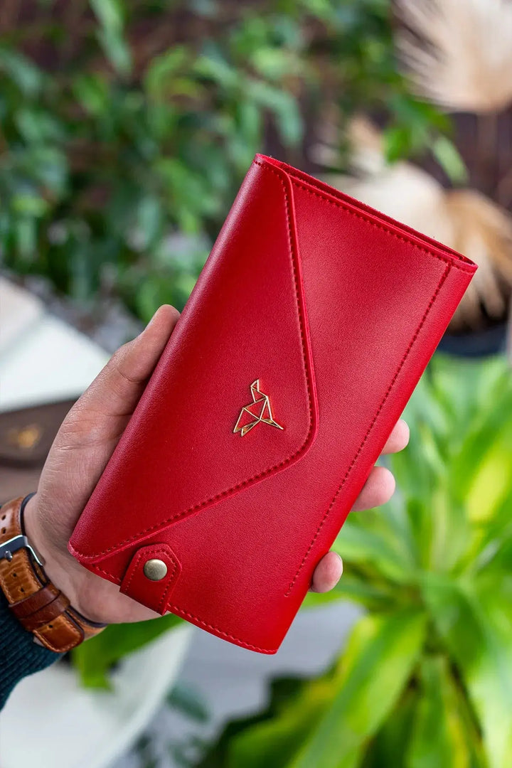 Enveloppe Téléphone et Boîtes de Pièces - Cuir Synthétique, Design Élégant et Pratique
