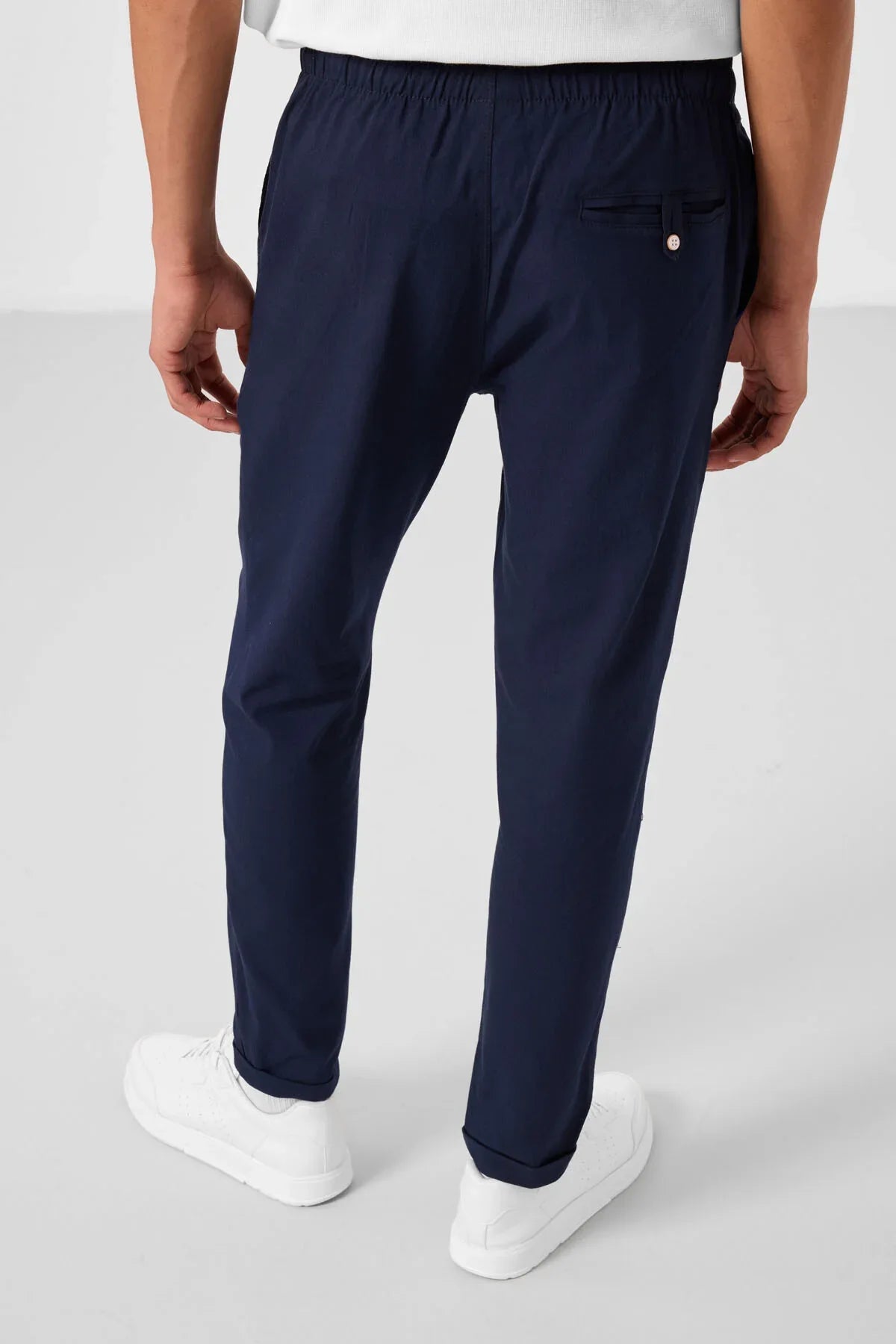 pantalon chino homme léger extensible coupe standard- 82178 - Justyol