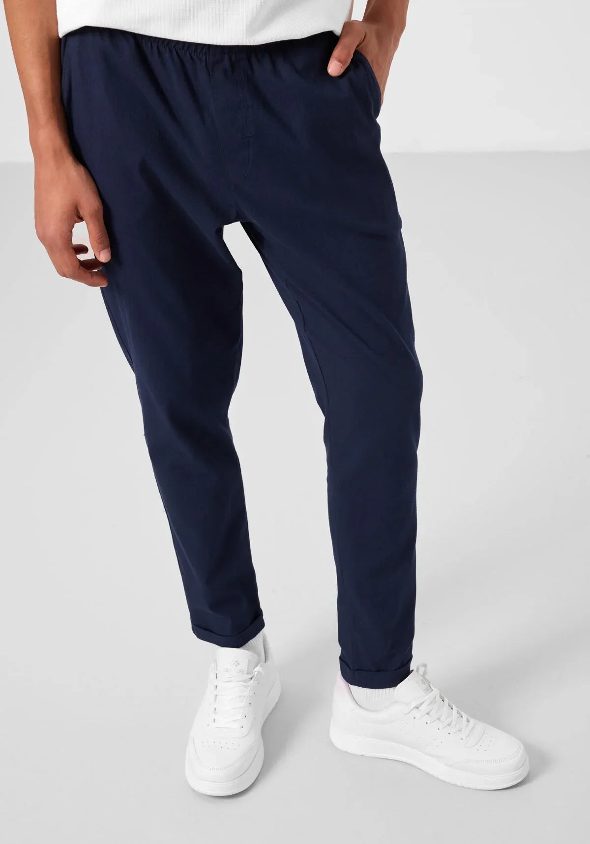 pantalon chino homme léger extensible coupe standard- 82178 - Justyol