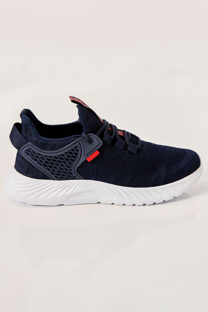 Baskets Sportives à Lacets pour Homme - Semelle Épaisse, Détails Textuels