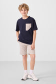 bleu marine/Beige pierre